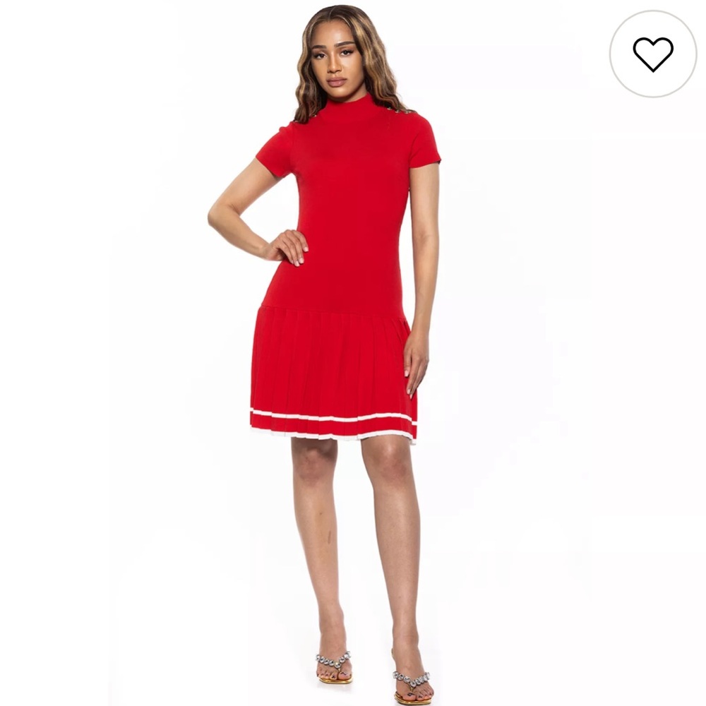 Alexia Admor red knit dress